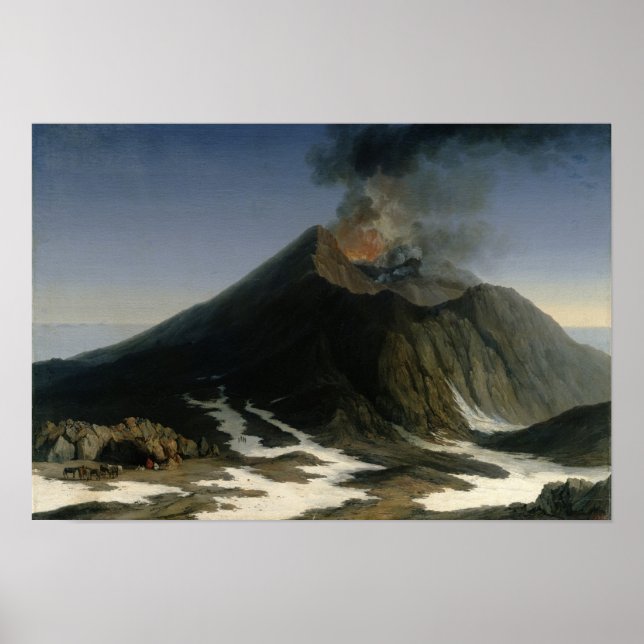 Poster A Erupção do Etna (Frente)