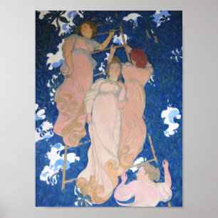 Poster A Escada na Folhagem, Maurice Denis