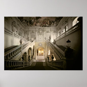 Poster A escadaria, construída 1719-44