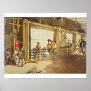 Pôster A escola da indústria, Jubbulpore do vândalo, 18