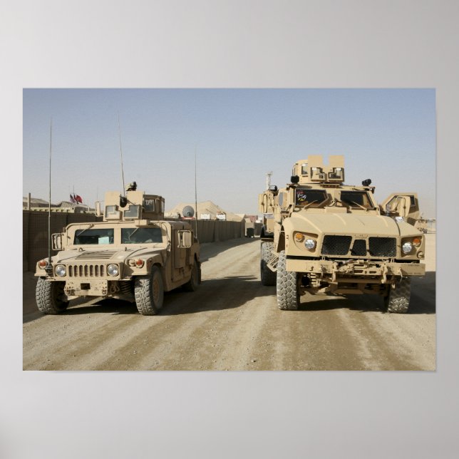 Pôster A escova resistente às minas protegida (Frente)