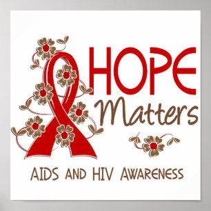 Pôster A esperança importa 3 AIDS