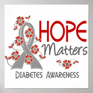 Pôster A esperança importa o diabetes 3