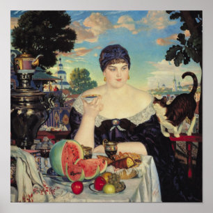 Poster A Esposa do Comerciante em Tea, 1918