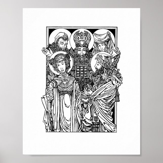 Pôster A Espousada da Virgem (Frente)