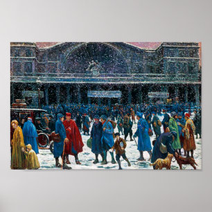 Poster A Estação Ferroviária Oriental Famosa Artes Vis