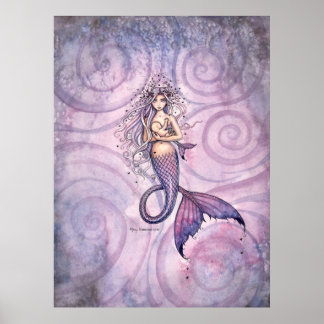 Poster A Estampa de Mãe e Bebê Sereia da Bond