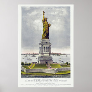 Poster A Estátua da Liberdade, A Grande Estátua de Bartho