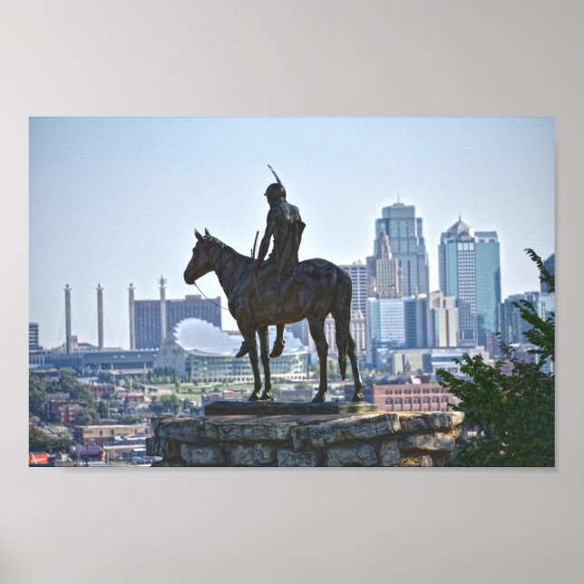 Poster A Estátua do Escoteiro, Kansas City (Frente)