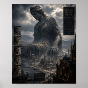 Poster A Estátua Que Se Move Uma Polegada Por Ano