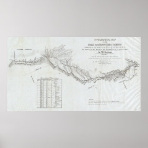 Poster A estrada de Missouri a Oregon 4
