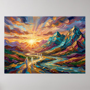 Poster A Estrada do Nascer do Sol de Renovação Espiritual