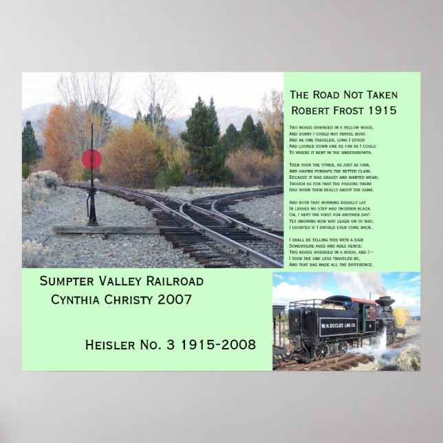 Pôster A Estrada Não Levada Em 2008 (Frente)