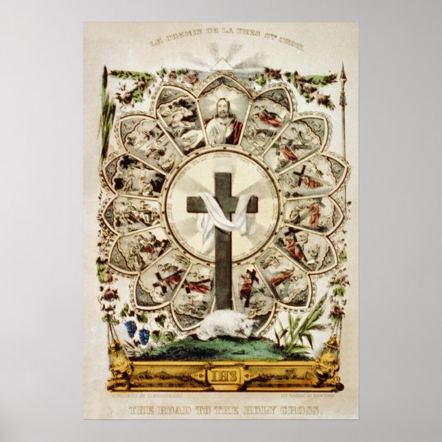 Poster A estrada para a Santa Cruz (Frente)