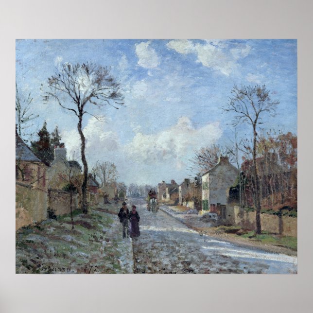 Poster A estrada para Louveciennes, 1872 (Frente)