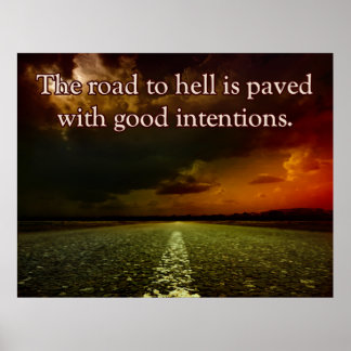 Poster A estrada para o inferno