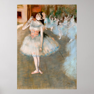 Poster A Estrela de Edgar Degas - Impressionismo