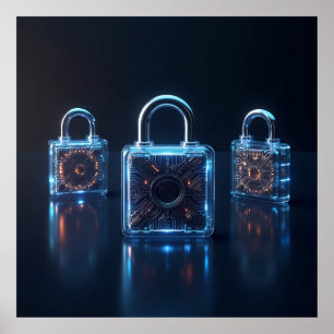 Poster A evolução da AI de segurança de alta tecnologia