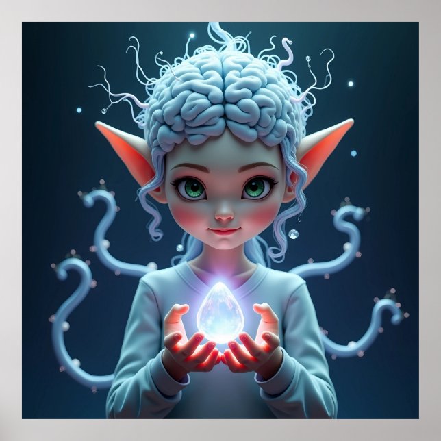 Poster A evolução da inteligência AI (Frente)