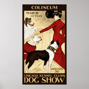 Poster A exposição de cães