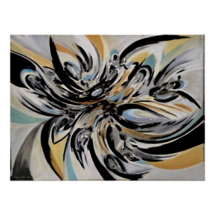 Pôster "A Expressão Refletora", Poster brilhante