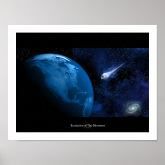 Pôster A Extinção Dos Dinossauros