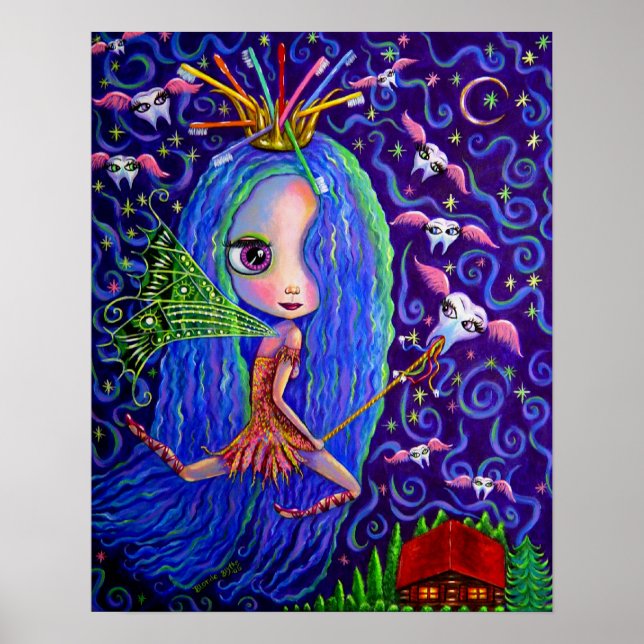 Pôster A Fada Dos Dentes (Frente)