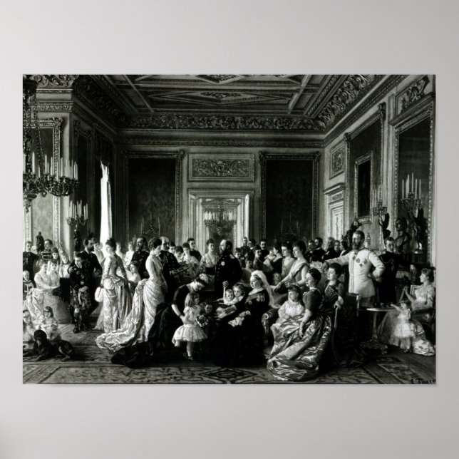 Poster A Família da Rainha Vitória, 1887 (Frente)