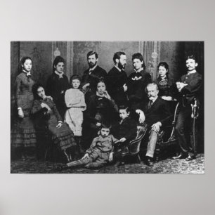 Pôster A família de Freud, c.1876
