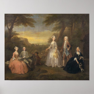 Pôster A família de Jones, c.1730-1
