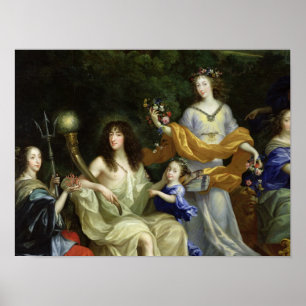 Pôster A família de Louis XIV 1670