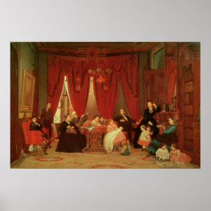 Poster A família do portal, 1870-71