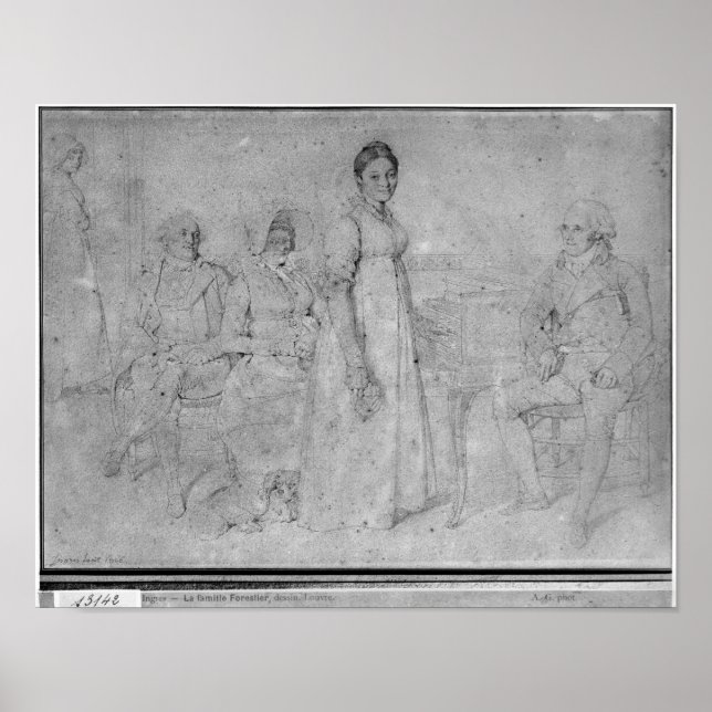 Pôster A Família Forestier, 1806 (Frente)