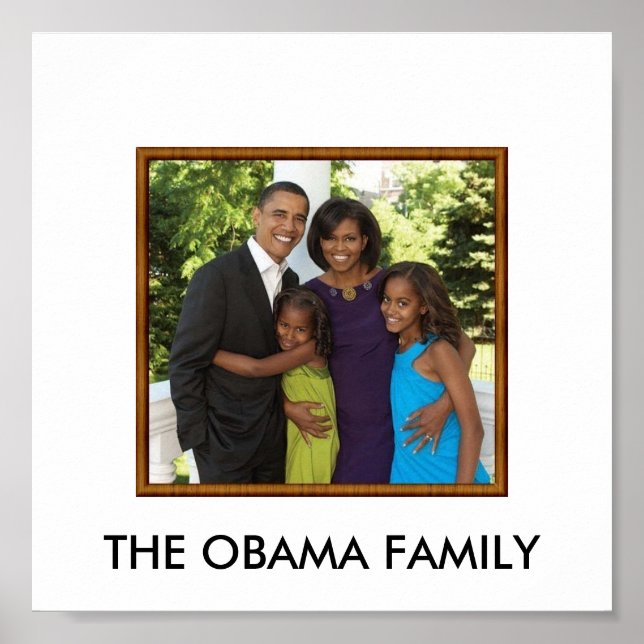 POSTER A FAMÍLIA OBAMA (Frente)