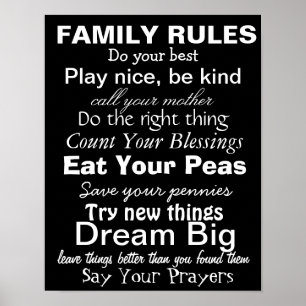 Poster A FAMÍLIA ORDENA #2, inspiração para uma famíl