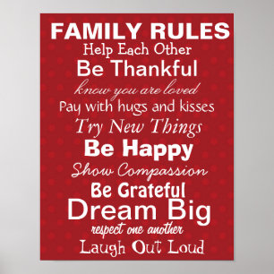 Poster A FAMÍLIA ORDENA, inspiração para uma família