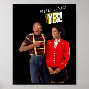 Poster A Família Steve Urkel Disse Sim! Adesivo