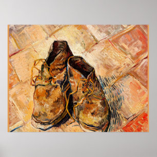 Poster A famosa pintura Van Gogh, Calçados,