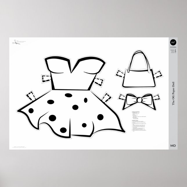 Poster A fantasia da boneca de papel OG: MEIO (Frente)