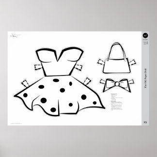 Poster A fantasia da boneca de papel OG: X-SMALL