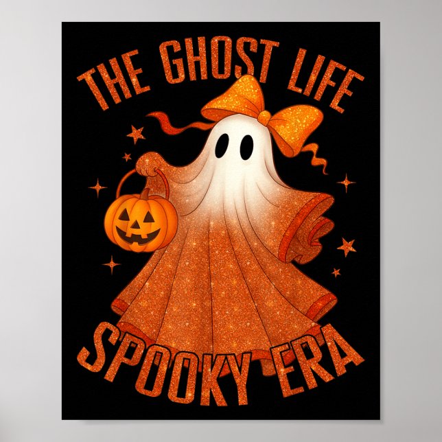 Poster A Fantasma Vida Era Assustadora Fantasia de Fantas (Frente)