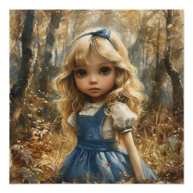 Pôster A Fantástica Jornada de Alice: Fantasias do País d (Frente)