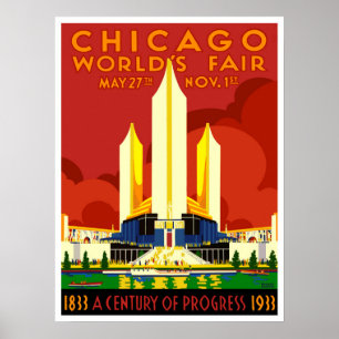 Poster A feira de mundo 1933 de Chicago