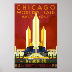 Poster A feira de mundo de Chicago