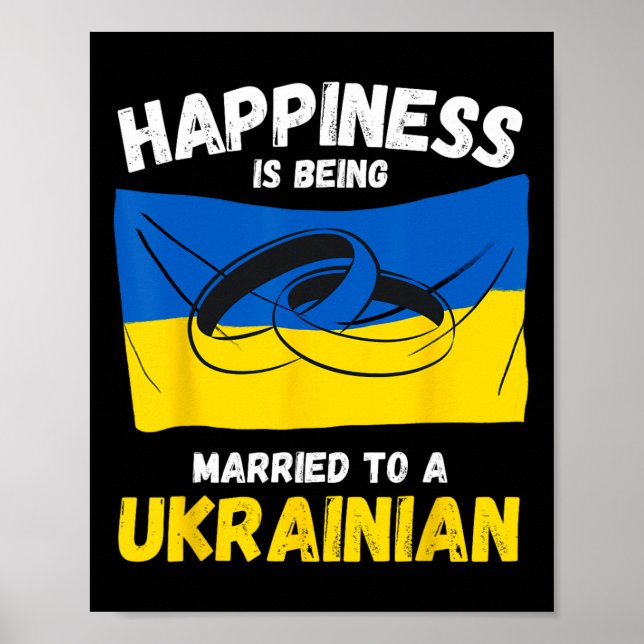 Poster A Felicidade é Estar Casado com uma Ucraniana (Frente)
