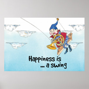 Poster A felicidade é um balanço