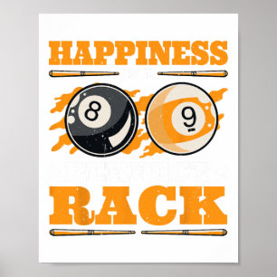 Poster A Felicidade É Um Rack Perfeito.