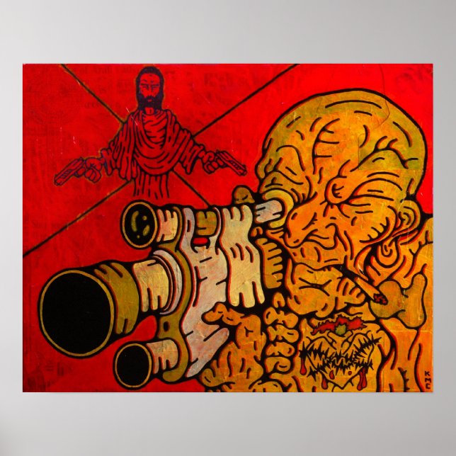 Pôster A felicidade é uma arma quente (Frente)