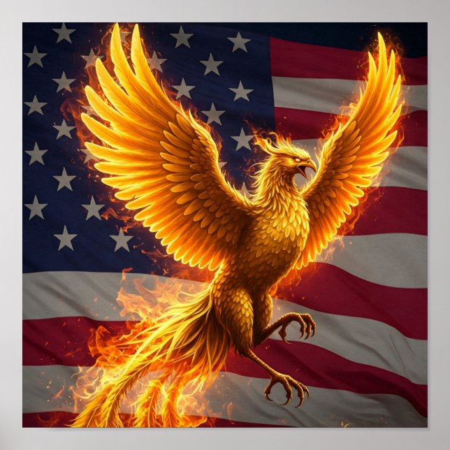 Poster A Fênix Sobe (Frente)