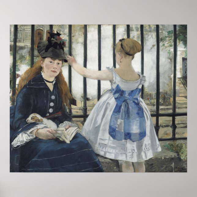 Poster A ferrovia de Edouard Manet (Frente)
